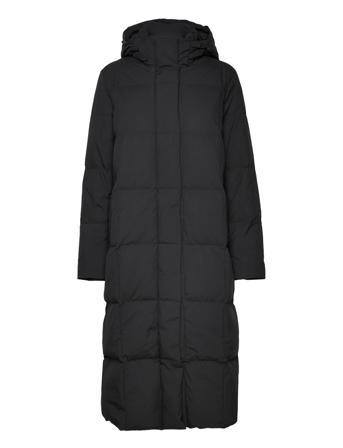 Slfnita Down Coat B Fôret Kåpe Svart Selected Femme