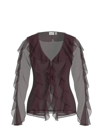 Vila | Vifalia L/S Frill Kimono Top/Ka | 38