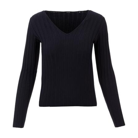 Aspesi, V-neck Knitwear Blauw, Dames, Maat:M