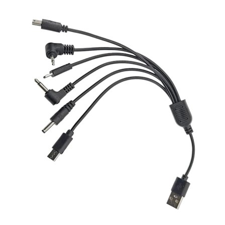 Monitoiminen latauskaapeli Type C, pienillä USB- ja Mini USB -liittimillä tehokkaaseen 5V lataukseen elektroniikkalaitteille