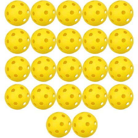22 st plastgolfbollar, sportträningsbollar i plast, bra för driving range och hemmabruk