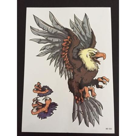 Tillfällig Tatuering 21 x 15cm - örn