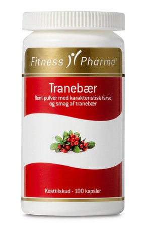 Fitness Pharma Tranebærkapsler 100 kaps., Helse & Madvarer, Ingredienser, Tranebær