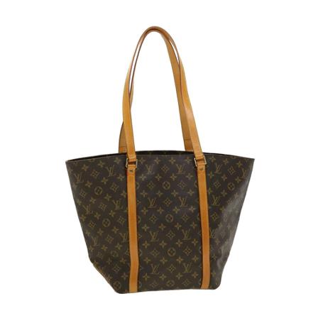 Louis Vuitton Vintage Pre-owned Shopping Tas , Bruin , Dames , Maat: ONE Size Vintage Tassen