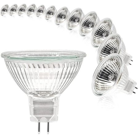 Mr16 spotlight, 12 V 35 W glödlampa, Gu5.3 dimbar glödlampa, 2-stifts halogenlampa, varmvit 2700k, 12 v förpackning