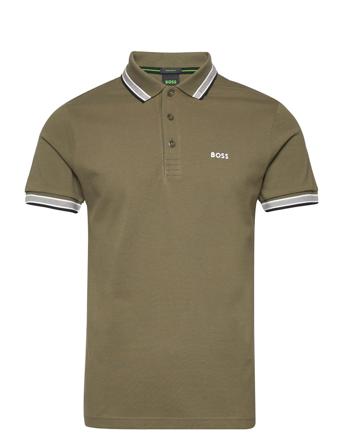 Paddy Polos Short-sleeved Kakigrønn BOSS
