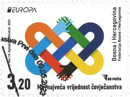 Bosnien-Herzegovina - EUROPA 2023 Fred - Stemplet frimærke