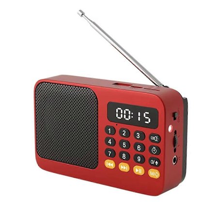 FM-radio DAB-radio Bärbar Liten Nödsituation Uppladdningsbar Ham Bluetooth Ljudbox Mini Vintage Musikspelare Mp3-spelare D