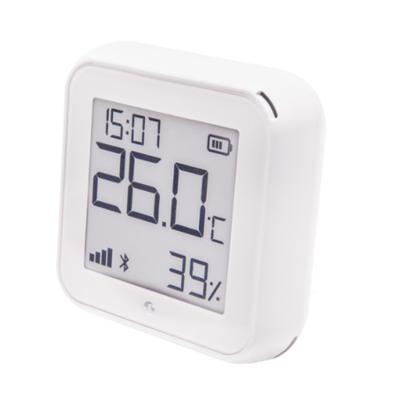 Shelly Plus H&T Wi-Fi Temp- og fuktighetsensor hvit (Gen3)