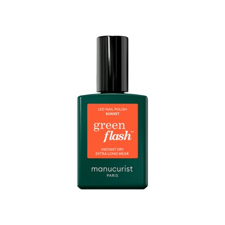 Manucurist GREEN FLASH - Smalto Semipermanente Sunset 15ml - Smalto Gel e semipermanente