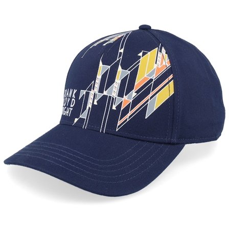 American Needle - Blå adjustable Kasket - Frank Lloyd Wright Valin Navy Adjustable @ Hatstore