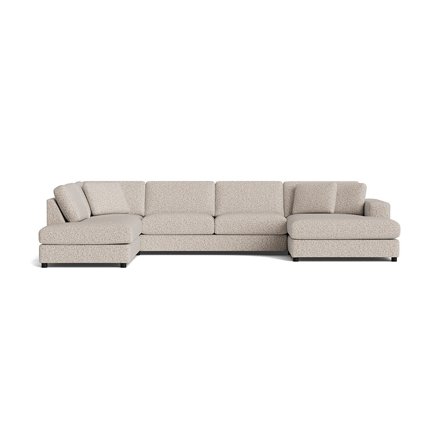 Oasis U-sofa, højrevendt - Puente Lys Greige - 360x213x79 - Sofa, u-sofa