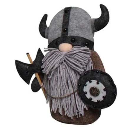Viking Warrior Gnome Doll, Plush Holiday Gnomes Ornaments Set Handmade Plush Doll Gnome Scandinavia