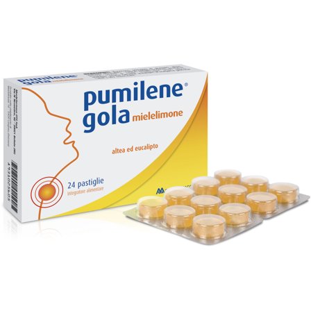 Pumilene Gola Miele/Limone 24 Pastiglie