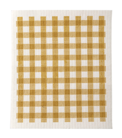 Storefactory Oppvaskklut Gul-rutete Cellulose 2stk