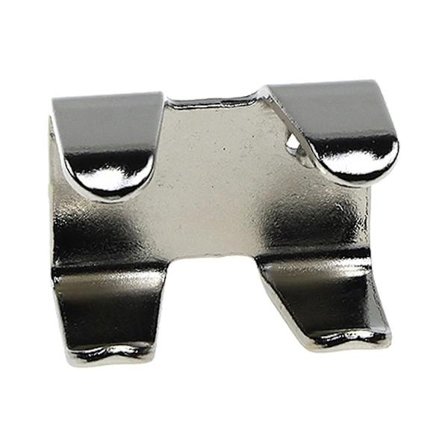 Dubbla Repklämmor, Metallklämmor Rep, 27mm Fästelement Järn med Nickelpläterade Tvinnade eller Flätade Rep Sladd, -I lager