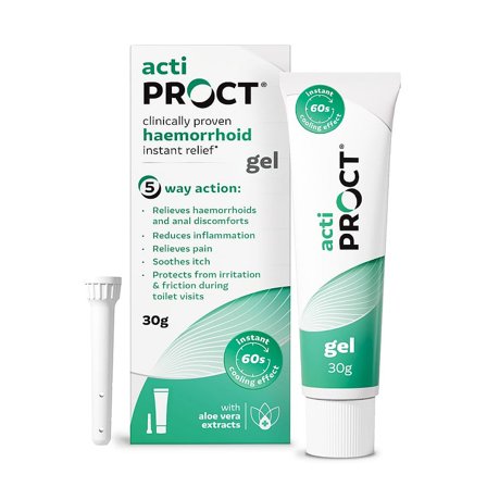 actiPROCT ActiProct Gel 30 ml, Medicin & Pleje, Mave & Tarm, Hæmorider
