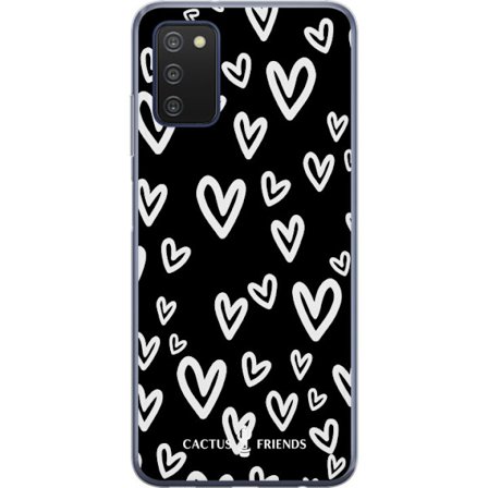 Yhteensopiva Puhelinkuori Samsung Samsung Galaxy A03s Cactus and Friends - Handdrawn Love Chaos