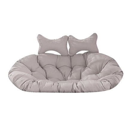 Dobbel gyngestolpute hengekurv tykk pute hage innendørs utendørs balkong gyngestol setepute