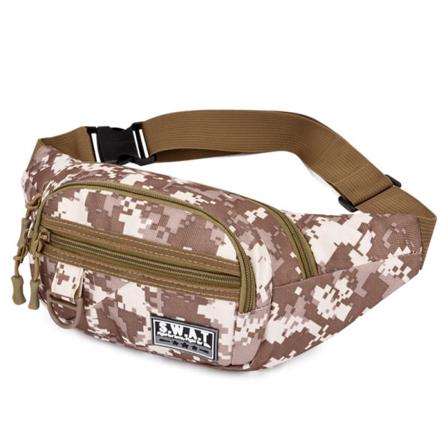 Naamiointivyölaukku Miesten vedenpitävä suuri kapasiteetti ulkokäyttöön matkalaukku Yellow camo
