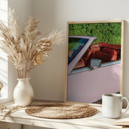Pink Cadillac Poster 30x40 cm