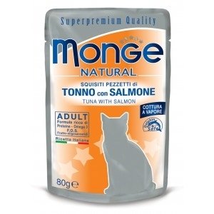 Monge Natural Superpremium Tonno Con Salmone Cibo Umido Per Gatti