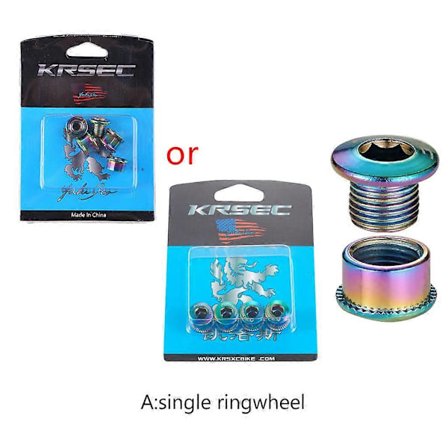 4st 6/8mm Landsväg MTB Cyklar Vevparti Kedjekrans Bultar Cykel Kedjehjul Skruvar