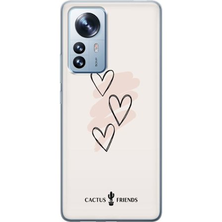 Yhteensopiva Puhelinkuori Xiaomi Xiaomi 12 Pro Cactus and Friends - Soft Romance Sketch