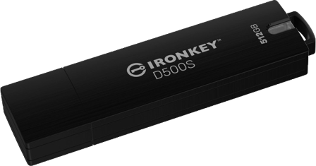 Kingston IronKey D500S - USB-flashstasjon - 512 GB - TAA-samsvar