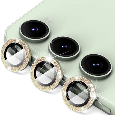 Hat Prince Glitter Linssuoja Samsung Galaxy S25 Kulta