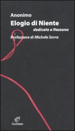 Elogio di niente dedicato a nessuno Louis Coquelet