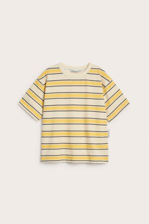 Kappahl | Stripete t-skjorte Gul 98/104 | Gul