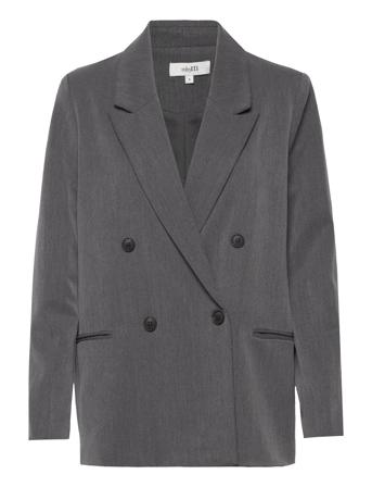 Brennda-M Blazers Double Breasted Blazers Grå MbyM*Betinget Tilbud
