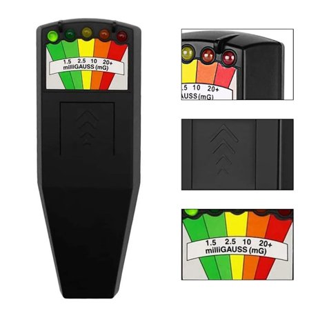 K2 EMF-mittari magneettikenttä, säteilyilmaisin kannettava, 5 LED-haamujahdin, 50Hz-20 000Hz