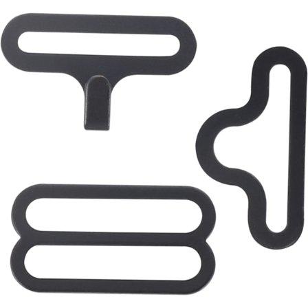 50 Sett Slips Knapp Sløyfe Spenner Sløyfe Stropp Klips