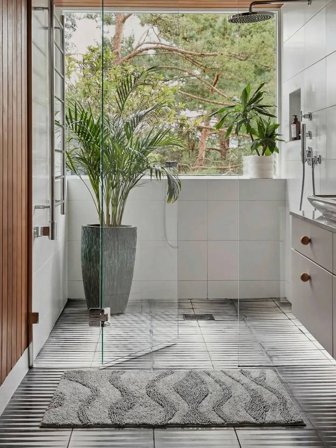 Breeze Lavable 140X200 Piccolo Grigio Tappeti Cotone Tappeto