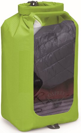 Osprey Dry Sack window kuivapussi, 20 L, lime