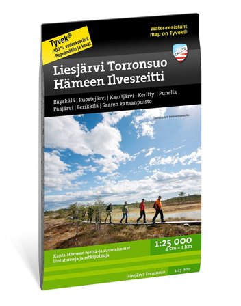 Calazo Liesjärvi Torronsuo Hämeen 1:25 000