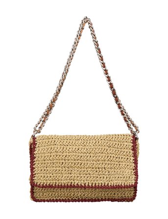 Paper Straw Hollis Bag Beige Becksöndergaard