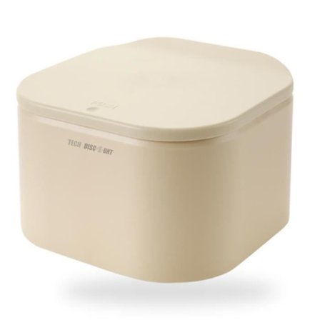 TD kontorssoptunna för barn design automatiskt lock avfall vit flicka pojke hem sovrum dekoration bärbar papperskorg