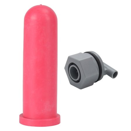 Smokkesett for melkebøtte for husdyr med ventil for kalver og gårdsdyr