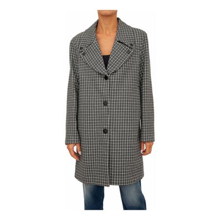 Love Moschino Single-Breasted Coats Grå, Dame