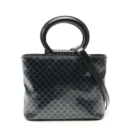 Celine Vintage Bags Sort, Dame Vintage Tasker, Størrelse: ONE Size