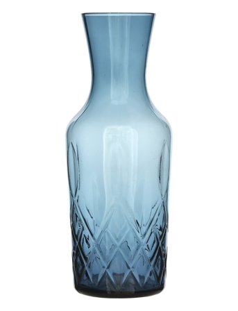 Lyngby Glas Vandkaraffel Sorrento - Blue - 1 LITER