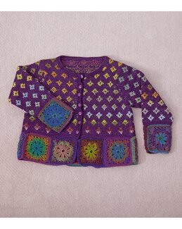 Hekleoppskrift Jakke Multi - Lang Yarns