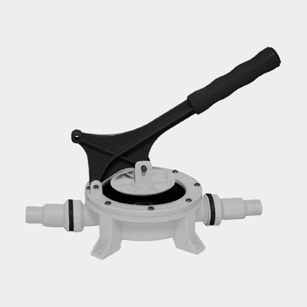 Bomba de esgoto manual Lalizas, 25 litros / minuto, mangueira 3/4" (19 mm) / 1" (25 mm)