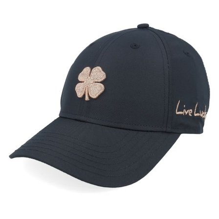 Black Clover - Svart adjustable Keps - Hollywood Ladies Cap Black/Rose Gold Adjustable @ Hatstore