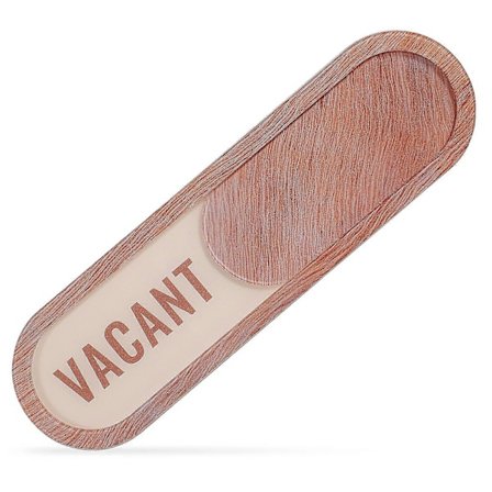 Optaget/Ledig Skilt til Skydedør, Glat Skydemekanisme til Kontorbrug, Virksomhedsejere, 1 sæt