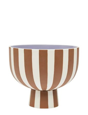 OYOY Living Design Toppu Bowl - Large - Brown - Ø 13 CM