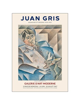 Juan-Gris-Pablo-Picasso Patterned PSTR Studio